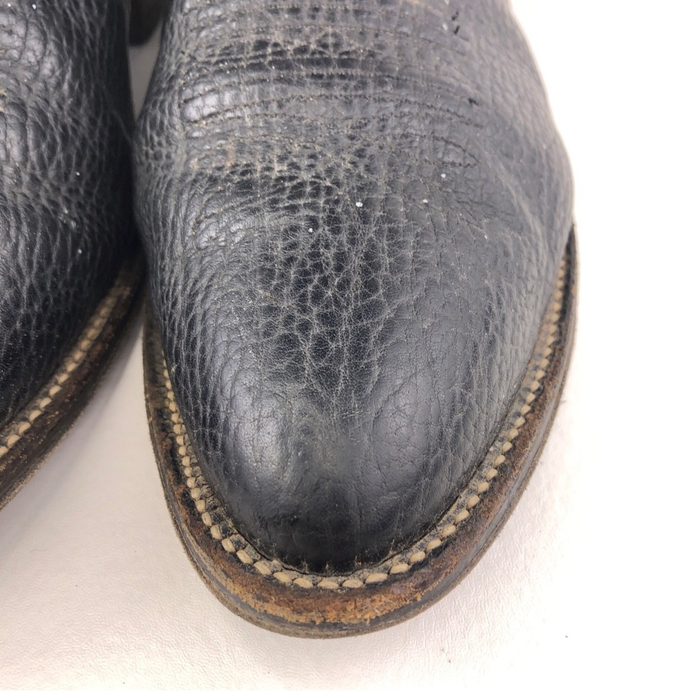 Nocona 817 Black Deertan Western Boots 10.5 E - Picture 15 of 16